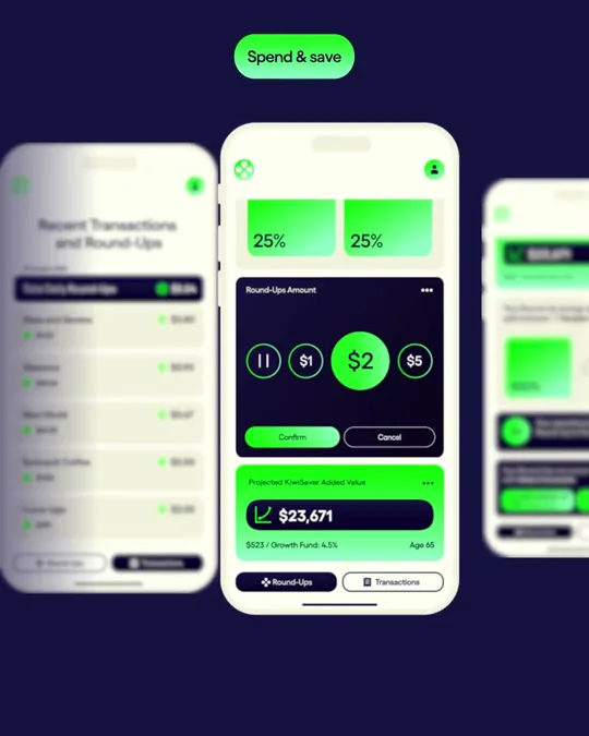 Feijoa app explainer - round up your everyday spending into your KiwiSaver
